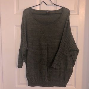 Express olive sweater
